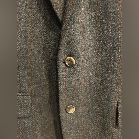 HAGGAR MADE IN USA 100% PURE WOOL SPORTS COAT sz 40 - Picture 5 of 9